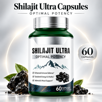 Capsules de Shilajit 60 unités – Complément alimentaire premium pour le bien-être quotidien avec résine minérale pour l'énergie, la vitalité et le soutien immunitaire
