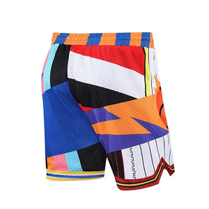 Short de sport noir personnalisé avec logo pour homme – Short de jogging, de natation ou de plage en maille respirante pour l'été - Product Image 3