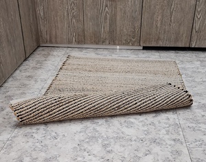 พรมป่านถักด้วยมือขนาดใหญ่ลายแจ็คการ์ดตัดขนสัตว์เลี้ยงซักได้ไม่ลื่นเหมาะสำหรับใช้ในฟาร์มท่องเที่ยวห้องนั่งเล่นห้องน้ำ - Product Image 4