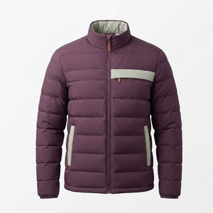 Stylish Puffer <b>Jacket</b> For <b>Men</b> Warm Wear With Zipper Comfortable Design Ideal For Cold Weather And Street Fashion - Product Image 1