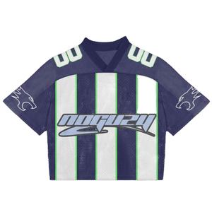 Camiseta de Fútbol de Malla Transpirable, Ligera, con Nombre del Equipo Personalizado en la Parte Delantera, Cuello en V, Uniforme Deportivo - Product Image 1