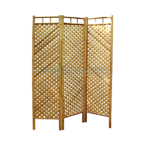 Pantalla plegable de bambú para exteriores ecológica de alta calidad, duradera para hoteles, parques y patios, venta al por mayor de Vietnam - Product Image 1