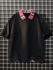 T-shirts pour hommes en tissu respirant, coupe carrée, manches courtes, couleur unie, décontractés, pour l'été et le quotidien, prix usine en gros - Product Image 4