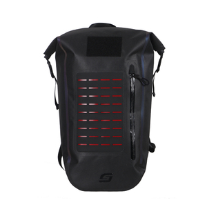 Mochila Impermeable Negra con Cierre Enrollable, Bolsa Seca de Gran Capacidad, Bolsas Tácticas para Raquetas de Exterior - Product Image 4