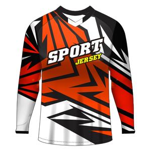 OEM Men's sublimation printed <b>Long</b> <b>Sleeve</b> Motocross <b>Cycling</b> <b>Jersey</b> Downhill Mountain Bike <b>jersey</b> Motorcycle Motocross Clothing - Product Image 5