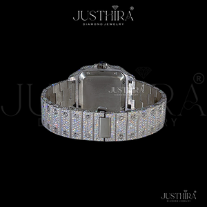 Reloj de Diamantes de Alta Calidad para Hombre con Función de Cronógrafo, Correa de Acero Resistente para Bodas, Disponible para la Venta al Precio Más Bajo - Product Image 5