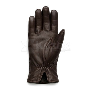 Gants d'hiver pour hommes en cuir doublés de laine, légers, écologiques, compatibles avec les écrans tactiles, pour les sports de plein air, la randonnée, la conduite - Product Image 6