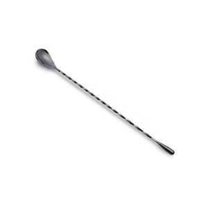 Cuchara mezcladora de acero inoxidable, elegante agitador de cócteles con mango largo, herramienta para barman, preparación de bebidas, accesorios para bar y restaurante - Product Image 4