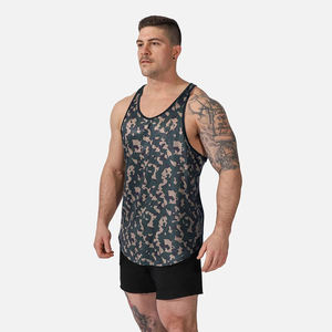 Débardeurs en coton tricoté pour hommes – Prix direct usine – Respirants, sans manches, décontractés, pour l'été, la gym, le fitness, l'entraînement et la course à pied - Product Image 2