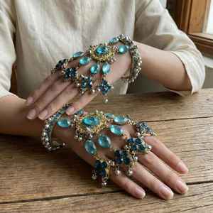 Nuevo Conjunto de Anillos y Pulseras, Colección de Joyería de Moda para Mujer, Conjuntos de Alta Calidad para Bodas, Joyería de Mano para Damas - Product Image 3