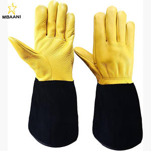 Guantes de Piel de Ciervo de Grano Completo para Hombre y Mujer, Extra Suaves y con Protección para las Manos, Diseño Ergonómico 3D - Product Image 5