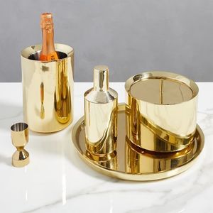 Seau à glace vintage en laiton avec poignées pour bar à domicile, hôtel, restaurant, fête de mariage, service de boissons - Product Image 1