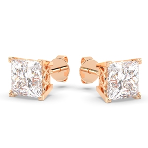 ต่างหูแบบเกลียว REYES Original Design ทองคำแท้ 14K ประดับเพชรโมอิสซาไนต์ รับรองโดย GRA ของขวัญคลาสสิกสำหรับวันครบรอบแต่งงาน - Product Image 5