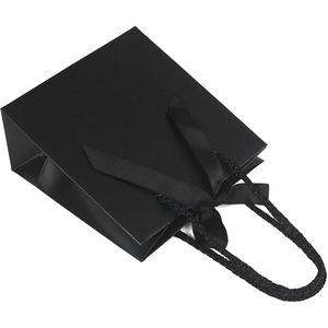 Confezione da 10 Sacchetti Regalo in Carta Antigraffio con Manici a Nastro, Formato Piccolo 7.9x3.1x9.1 Pollici per Compleanni e Regali - Product Image 4