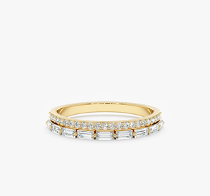 Anillo de Diamante Cultivado en Laboratorio de Oro de 14 Quilates Estilo Antiguo, Certificado IGI, Corte Brillante, Joyería de Boda para Mujer, Clásico - Product Image 1