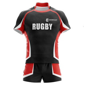 Conjunto de Ropa Deportiva Resistente para Equipos de Rugby, Uniforme con Tela que Absorbe la Humedad, Ajuste Cómodo para Partidos - Product Image 1