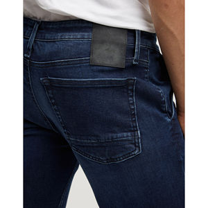 Pantalones de mezclilla de pierna recta para hombre, estilo casual urbano, de diseñador, con bolsillos, ajuste tejido tipo jogger, envío directo - Product Image 4