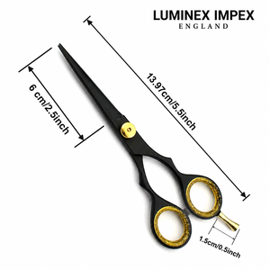 Navaja de Afeitar Recta Vintage Luminex Impex con Mango de Concha de Abulón y Acero al Carbono, Lista para Usar en Barberías y Salones - Product Image 3