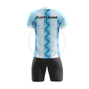 Uniforme de football respirant de qualité supérieure avec design personnalisé, vêtements d'entraînement et de sport, couleur et taille personnalisées - Product Image 2