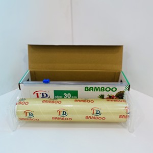 Custom printed Supplier High Quality PVC Cling Film for Food Plastic Cling Film Food Wrap with <b>Cutter</b> Stretch Eco-friendly 10mic - Product Image 6