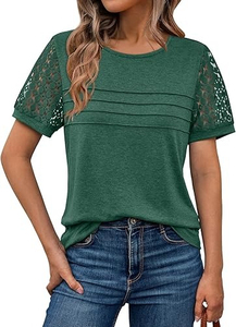 T-shirts pour femmes les plus populaires, vêtements décontractés, prix abordable, t-shirts pour femmes de haute qualité, confortables, hauts d'été pour femmes - Product Image 5