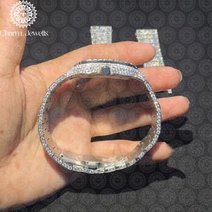 Reloj Cuadrado de Acero Inoxidable para Mujer, de Lujo, 38 mm, Analógico, de Cuarzo, con Cierre Plegable, Esfera Luminosa de Zafiro - Product Image 2