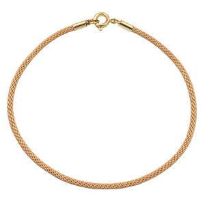 Gold Plated Rope Chain Bracelet for Women and <b>Men</b> Durable Fashion Jewelry Accessory - Product Image 1