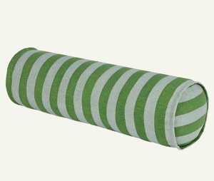 Striped Lumbar <b>Cushion</b> Cover 100% Cotton Woven Eco-Friendly Handmade American Style Breathable Home Decorative Pillow Case - Product Image 3