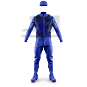 Uniformes de Béisbol Personalizados para Hombre, Sublimados, Transpirables, Antibacterianos, con Cierre de Cremallera 100% - Product Image 5