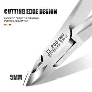 Coupe-cuticules professionnel en acier inoxydable de haute qualité Nghia, taille 5/1, personnalisé, tranchant, fabriqué au Pakistan, avec boîte - Product Image 2