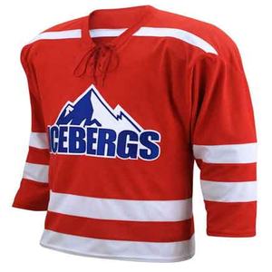 Ensemble de tenue de hockey sur glace rouge fabriqué en usine, prix de gros, design de maillot et de pantalon, vêtements de sport pour le hockey sur glace et le hockey sur gazon - Product Image 1