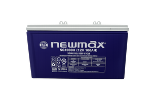 แบตเตอรี่เจลแบบปิดผนึก NEWMAX SG1000H สำหรับโซลาร์เซลล์ 12V 100Ah 1200Wh พลังงานหมุนเวียน ใช้งานได้นาน 7-8 ปี - Product Image 4