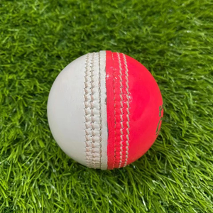 High Quality Hand Stitched Hard Leather Orange <b>White</b> Pink <b>Cricket</b> Ball With Custom Logo Best Price Premium Leather Ball - Product Image 1