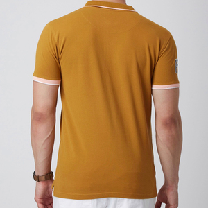 T-shirt Piqué Eagle pour Homme Grande Taille Respirant à Manches Courtes en Coton Lavé Doux 100% avec Broderie de Logo Personnalisé - Product Image 3