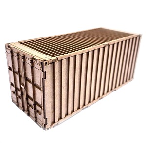 Enclos de transport durables construits autour de conteneurs maritimes secs avec des parois en acier ondulé et des panneaux de toiture résistants aux intempéries - Product Image 2