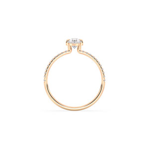 Anillo Solitario REYES con Diamante Cultivado en Laboratorio HPHT CVD de Corte Pera de 1.11Ct en Oro Sólido de 14K, Certificado IGI, Regalo de Aniversario, Joyería Fina - Product Image 5