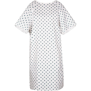 Bata de paciente personalizada para hospital, bata de paciente reutilizable, bata de hospital de polialgodón, bata de examen médico, cómoda de llevar - Product Image 1