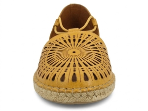 Women's Genuine Leather Flat <b>Sandals</b> Open Toe Breathable Espadrille Straw Sole Summer Fashion Trend - Product Image 2