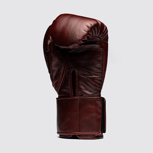 ถุงมือชกมวยสีน้ำตาลขายดีที่สุด สายรัดปรับได้ สำหรับฝึกซ้อมมืออาชีพ ศิลปะการต่อสู้ ทำจากหนังวัวแท้ - Product Image 3