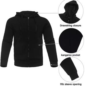 Chándal para Hombre 2026, Superventas, Tejido de Algodón Transpirable, Corte Ajustado, Sudadera con Capucha y Cremallera, Ropa Deportiva Informal para Gimnasio y Running - Product Image 4