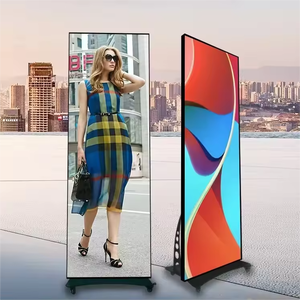 Hiển thị quảng cáo ngoài trời bức tường video kỹ thuật số cho bảng điều khiển trong suốt cho thuê signage linh hoạt LCD đầy đủ màu sắc 7 <span class=keywords><strong>LED</strong></span> màn hình Áp phích - Product Image 6