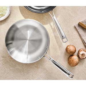 Padella da cucina in acciaio inox da 10 pollici per cottura su piano cottura - Product Image 4