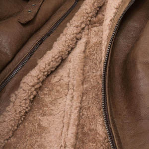 Premium <b>Men</b> Sheep Skin Leather <b>Jacket</b> <b>Warm</b> Soft Genuine Leather Stylish Slim Fit Casual Winter Outerwear - Product Image 4