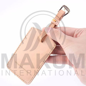 Etiqueta de Equipaje de Cuero Personalizable, Etiquetas de Equipaje con Nombre, Etiqueta de Equipaje de Cuero en Blanco - Product Image 2