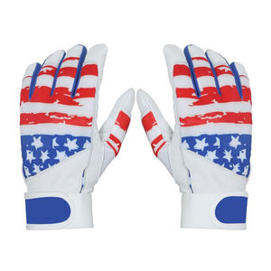 Gants de frappe de baseball avec paume renforcée, mouvement flexible, ajustement confortable, pour l'entraînement et les matchs des joueurs - Product Image 1