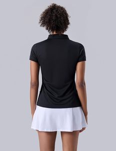 เสื้อยืดลำลองผู้หญิง OEM ODM แขนสั้น รับผลิตแบรนด์ของคุณเอง คุณภาพสูง เป็นมิตรต่อสิ่งแวดล้อม ผ้าฝ้ายปิเก้ ระบายอากาศได้ดี - Product Image 5