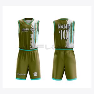 Conception personnalisée avec faible MOQ, ensemble d'uniformes de basketball imprimés sur mesure, tailles plus grandes, jersey respirant - Product Image 1