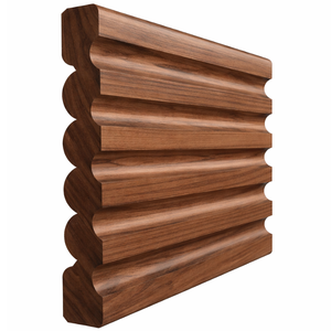 Moldura de madera maciza de 3-3/8" x 9/16" estilo tradicional para decoración de edificios, ecológica y duradera - Product Image 2