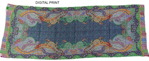 Foulard carré d'été en coton pour femme, motif à carreaux imprimé numérique multicolore, vente en gros 2026, offre spéciale - Product Image 4