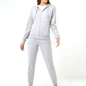 Conjuntos Deportivos de Forro Polar de Secado Rápido Ecológicos con Logotipo Personalizado para Mujer, para Entrenamiento al Aire Libre en Invierno, Sudadera con Capucha Suave y Cálida, Pantalones Jogger - Product Image 3